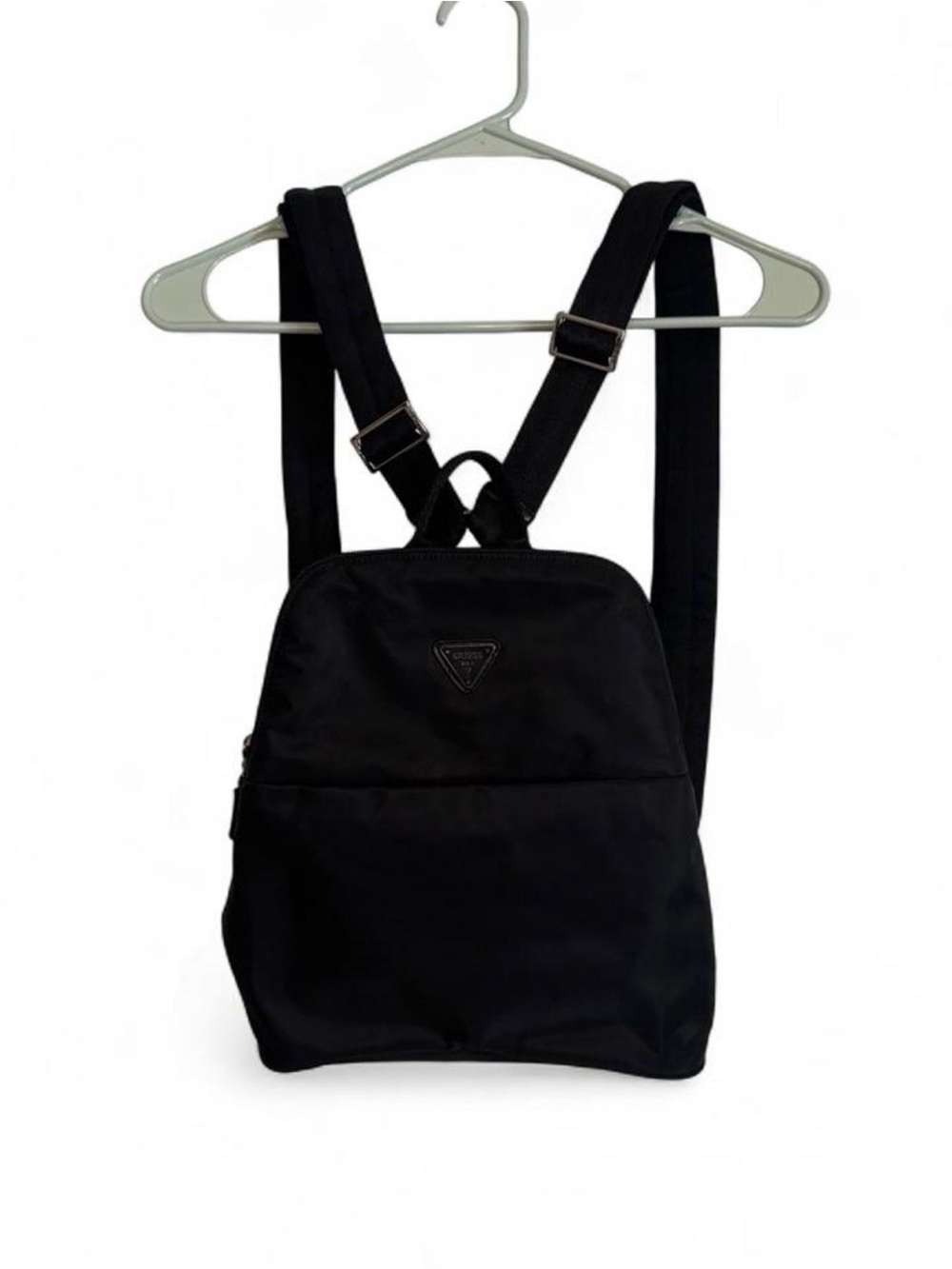 Guess Black Nylon mini Backpack with Adjustable Straps